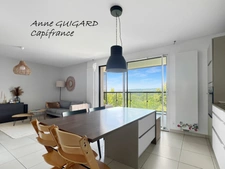 ANNECY LE VIEUX (74) - 3-room apartment, 66m², penultimate floor, quiet location, unobstructed west-facing view, underground parking
