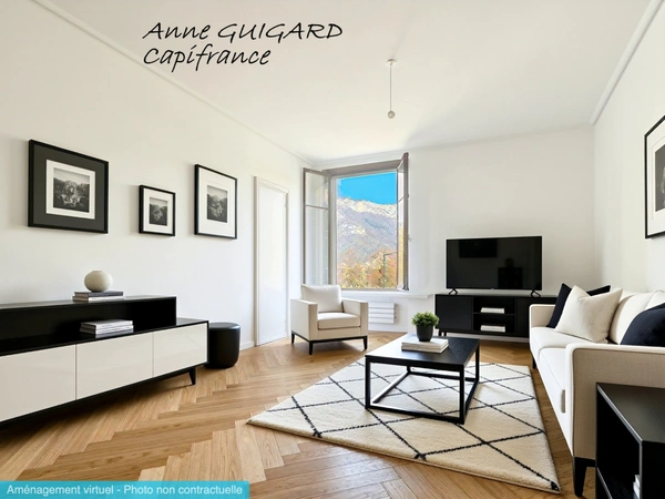 ANNECY (74) - Vieille ville - Vue lac exceptionnelle - Appartement 4 pièces de 92m² 