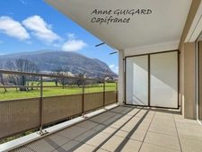 ANNECY-LE-VIEUX (74) - Beautiful 1-bedroom apartment of 46m² in a small residence, 12m² terrace, cellar and private parking