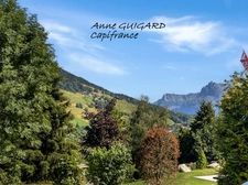 MEGEVE (74) - Beautiful 2-bedroom apartment, completely renovated, with fireplace, lots of charm, Mont Blanc view