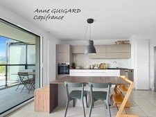 ANNECY LE VIEUX (74) - 3-room apartment, 66m², penultimate floor, quiet location, unobstructed west-facing view, underground parking