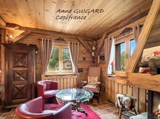 MEGEVE (74) - Beau 3 pièces entièrement refait avec cheminée, beaucoup de charme, vue Mont Blanc