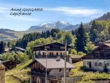 MEGEVE (74) - Beautiful 2-bedroom apartment, completely renovated, with fireplace, lots of charm, Mont Blanc view