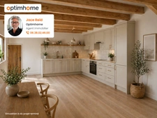 Maison en pierre de 82 m2 à finir de rénover et jardin de 620m2