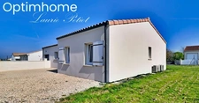 Maison contemporaine 4 pièces 103 m2 Terrain 540m2 à Bougneau (Proximité de Pons)