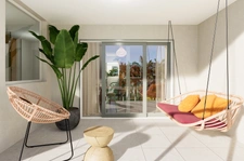 À vendre : Appartement T3 en RDJ à Sainte Anne - VUE MER INCROYABLE 