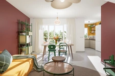 À vendre : Appartement T3 en R+1  à Sainte Anne - VUE MER INCROYABLE !