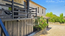 Renovated stone house with vineyard views, in the heart of a charming village