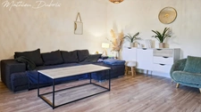 Renovated stone house with vineyard views, in the heart of a charming village