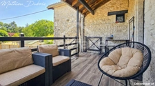 Renovated stone house with vineyard views, in the heart of a charming village
