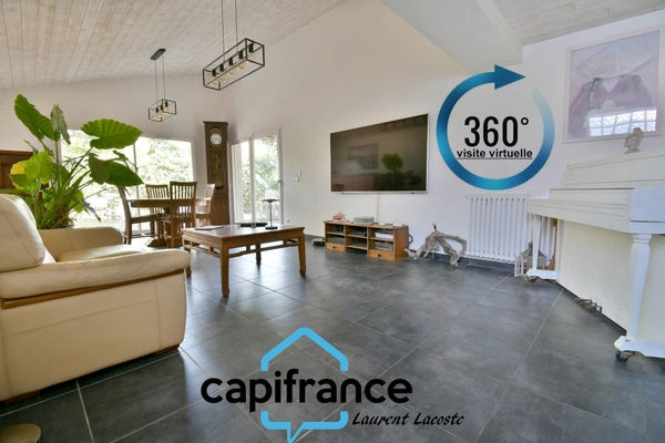Maison à vendre 5 pièces COLOMIERS (31) - 4 chambres - Climatisation - terrain 500 m² - dépendance de 37 m² 