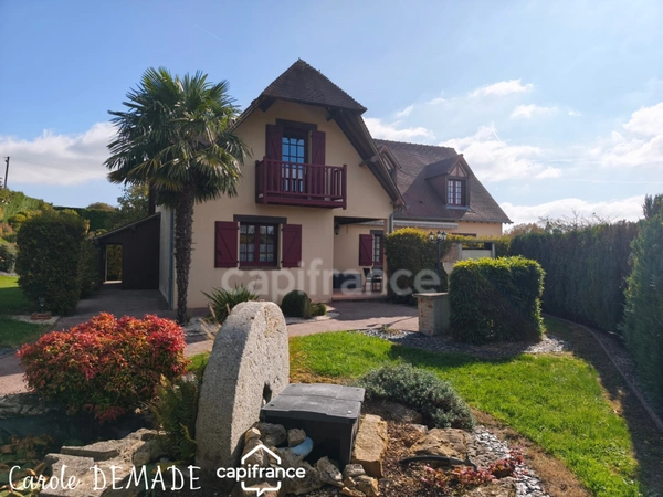 ECHAUFFOUR (61) - A vendre maison familiale de 188 m² – 5 chambres – Grand sous-sol total aménageable – Jardin paysagé – Secteur calme