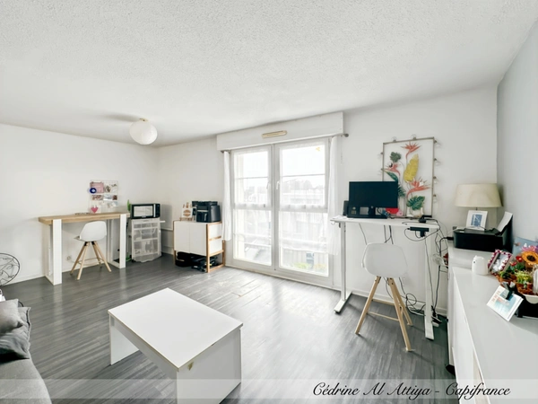 LA ROCHELLE, quartier des Minimes, Appartement à vendre 2 pièces 42m2 dernier étage, ascenseur