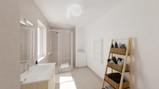 Ay-sur-Moselle – T3bis 78 m² avec terrasse, cave et stationnement en sous-sol