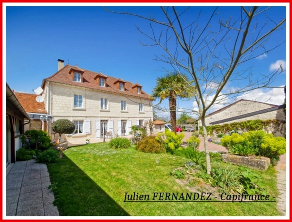 Dpt Indre et Loire (37), à vendre RICHELIEU Propriété P15 de 385,12m² -Terrain de 21142m²