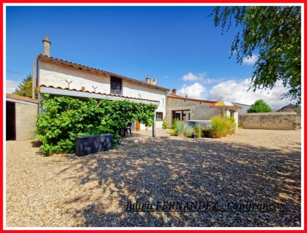 Dpt Vienne (86), à vendre SAINT CHRISTOPHE Maison P5 de 105m² - Terrain de 1648 m²