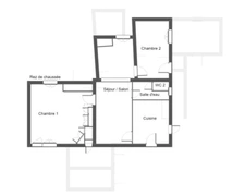 LES ROSIERS SUR LOIRE, Maison en pierre à rénover de 84m²/120m² développables avec dépendances et jardin.