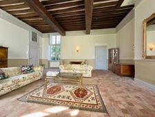 Elegant 2-bedroom apartment with private paved courtyard and secure parking.