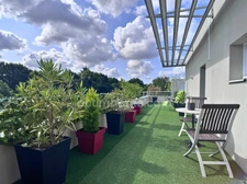 Appartement T3 en dernier étage, terrasse d'exception, vue dégagée – Aucun travaux à prévoir