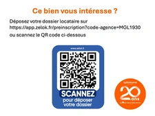 T2 lumineux dernier étage avec balcon + parking sécurisé (libre de suite)