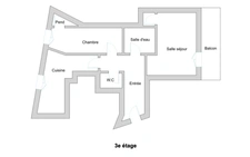 T2 lumineux avec balcon – Paris 13e, Quartier Maison Blanche