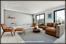 VILLA CONTEMPORAINE de plain-pied à vendre 5 pièces SOUSTONS (40)  142m² proche du lac.