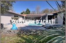 VILLA D'ARCHITECTE DE PLAIN-PIED de 182 m² à vendre 5 pièces SOUSTONS (40) à 500 m du lac