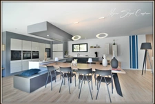 Single-story architect-designed villa of 182 m² for sale, 5 rooms, Soustons (40), 500 m from the lake