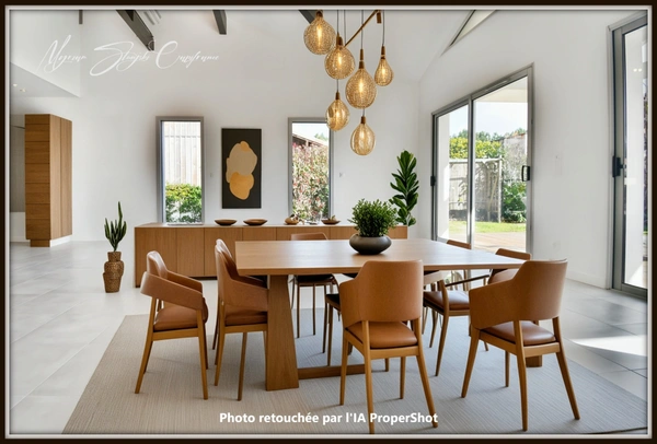 VILLA D'ARCHITECTE DE PLAIN PIED à vendre 6 pièces  (40) DE 135 M² ENTRE FORET ET OCEAN