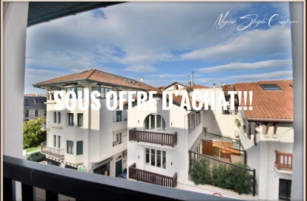 Appartement à vendre 2 pièces SAINT JEAN DE LUZ (64) rare, Plages et centre-ville à pied