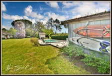 Maison Landaise de charme de 140 m² à vendre 6 pièces CASTETS (40) au calme avec piscine.