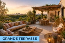 Duplex 5 pièces, 4 terrasses, esprit village et esprit maison — Paris 18e