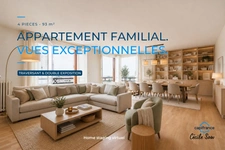 Grand 4 pièces familial de 93,39 m² – 3 chambres – 8e étage