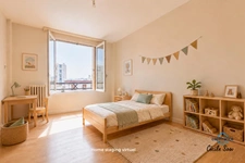 Grand 4 pièces familial de 93,39 m² – 3 chambres – 8e étage