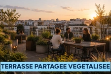 Two terraces, a real living space, and the park nearby — Paris 18th