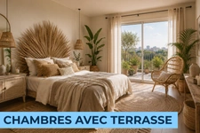 Duplex 5 pièces, 4 terrasses, esprit village et esprit maison — Paris 18e