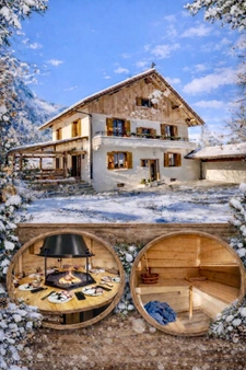 Chalet rénove avec vue montagnes - GLIERES VAL DE BORNE (74)