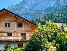 Chalet neuf mitoyen 2024 – Un havre de paix face aux montagnes Petit Bornand (74)