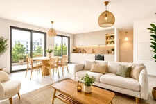 Appartement T5 116 m² dernier étage, terrasse 23 m², 2 garages - ANNECY (74)
