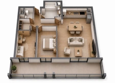 Meythet – T3 avec balcon de 22 m² et garage 