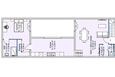 Plateau de 66 m2  en R+1