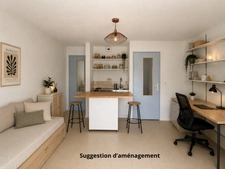 EXCLUSIVITÉ – Studio avec terrasse en résidence étudiante à Vannes – Libre d'occupation