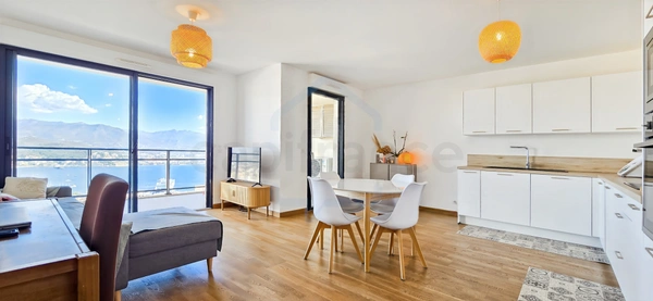 Ajaccio – T3 de 63,7 m² avec terrasse vue mer – Résidence récente Les Terrasses de Torretta (Salario)