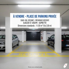 Place de stationnement sécurisée à VENDRE AJACCIO - entrée de ville SAINT JOSEPH-ASPRETTO