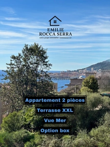 AJACCIO (20) - A vendre Appartement T2 proximité plage avec PARKING et BALCON vue MER