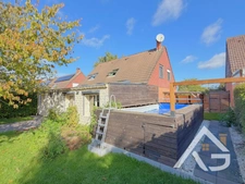 Maison individuelle 136 m² · Semi-plain-pied possible · Jardin & Piscine · Noyelles-sur-Selle