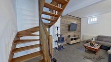 Appartement duplex type maison de village à vendre 4 pièces  (01)