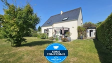 À vendre – Maison contemporaine à Pleuven, 115 m² sur 495 m² de terrain - 4 chambres – vie de plain-pied – proche mer 