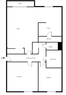 Appartement T3 lumineux à vendre avec Balcon & Garage – Île de Nantes (Quartier Beaulieu / Crapa)