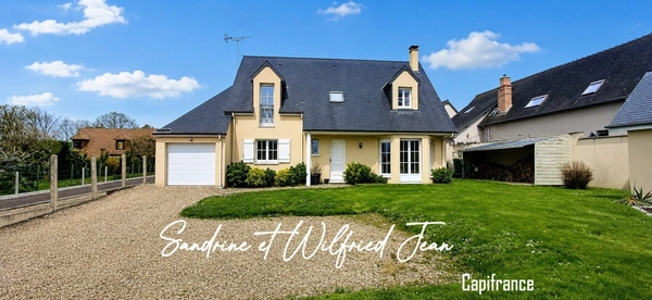 LES TROIS LACS (27) - Maison individuelle - 4 chambres + bureau - vie de plain-pied - terrain de 1200 m²